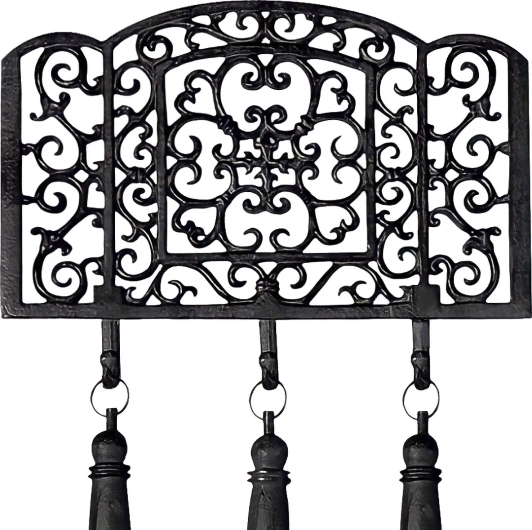 Esschert Design Fancy Flames Hangende Tuinhaardset - Gietijzer Zwart