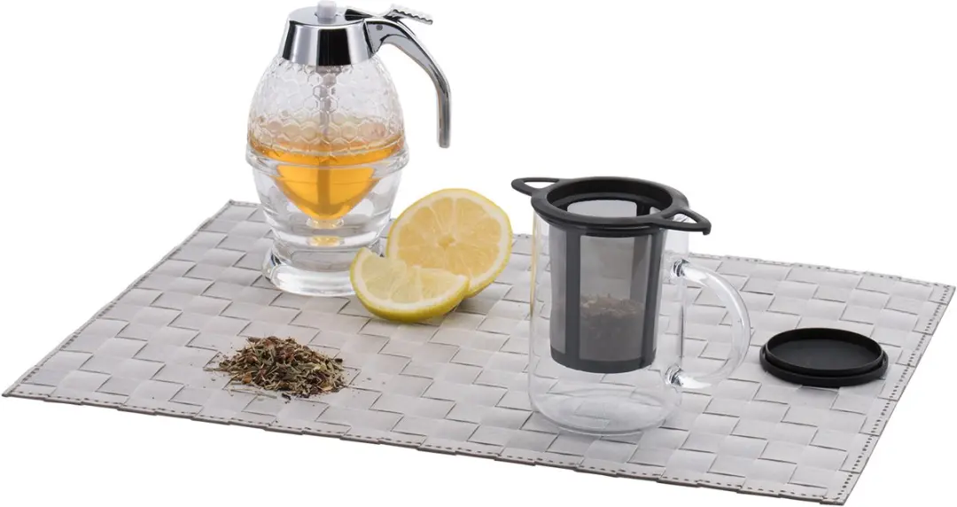 Westmark Teatime Herbruikbare Theefilter - 11cm - Zwart/Zilver