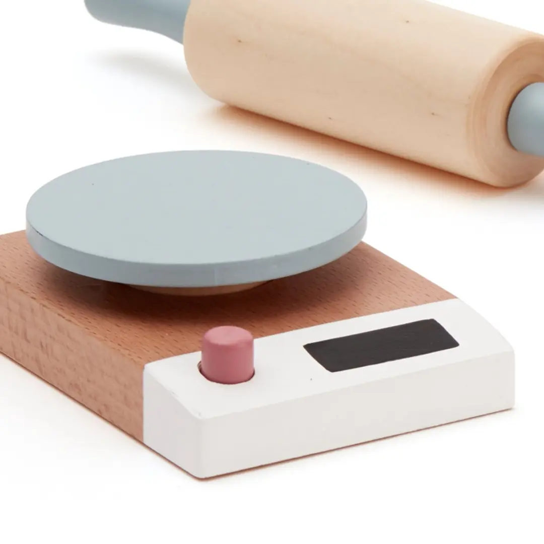 Kids Concept Houten Speelgoed Bakset - 6 Stuks