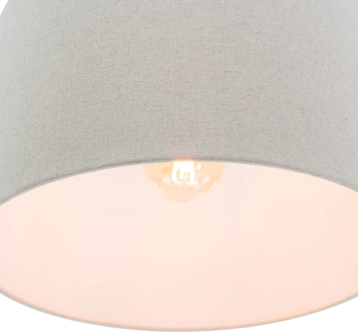 Eglo Feniglia Hanglamp Ø38cm - Beige/Zwart - afbeelding 6 van 6