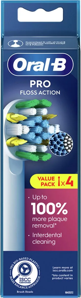 Oral-B Pro Floss Action Opzetborstels - 4 Stuks