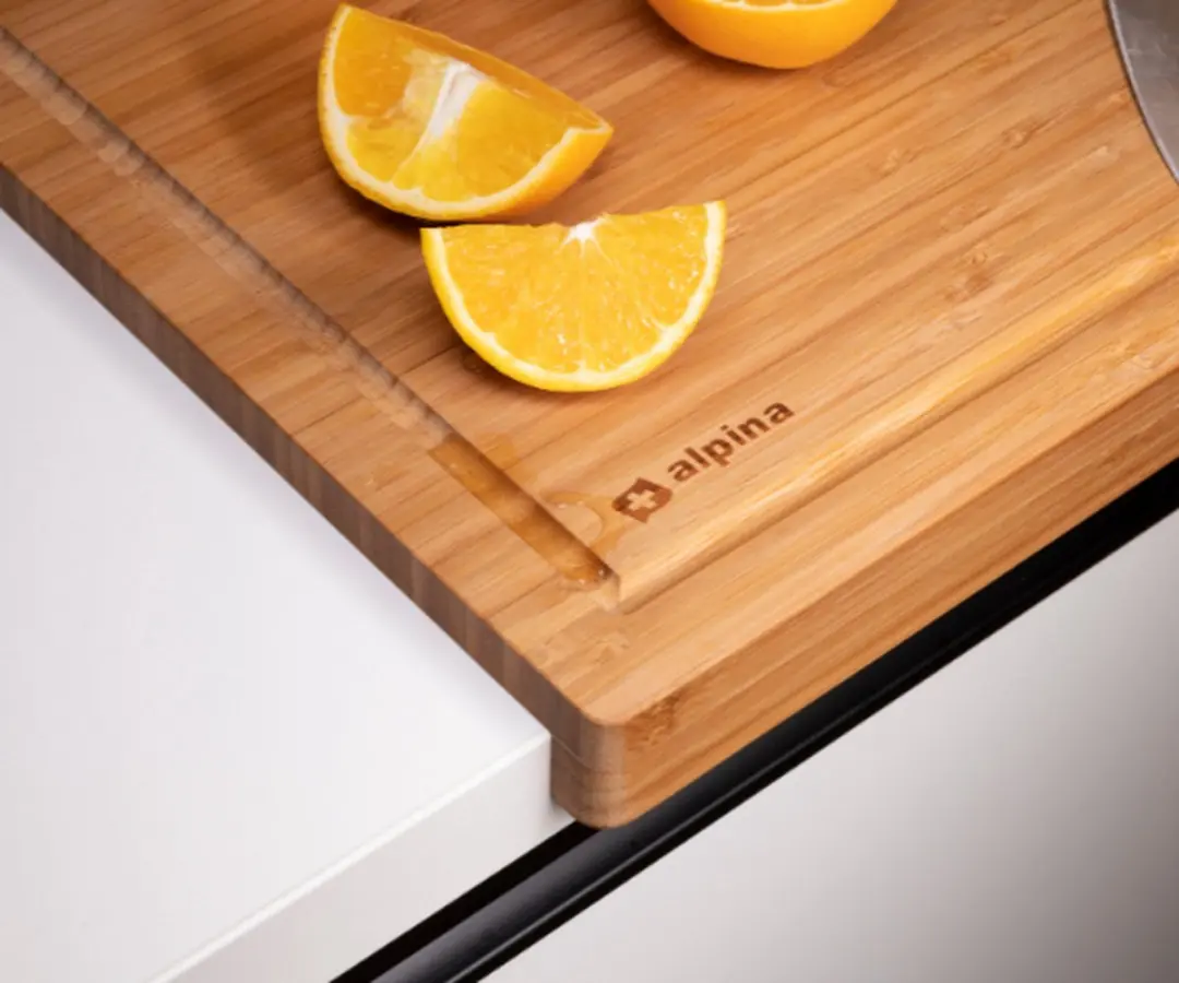 Alpina Bamboe Snijplank 45x35cm - Sapgroef