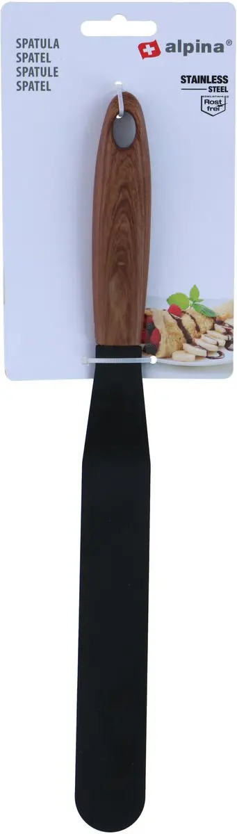 Alpina Bakspatel/Bakspaan - Zwart - 31x3cm