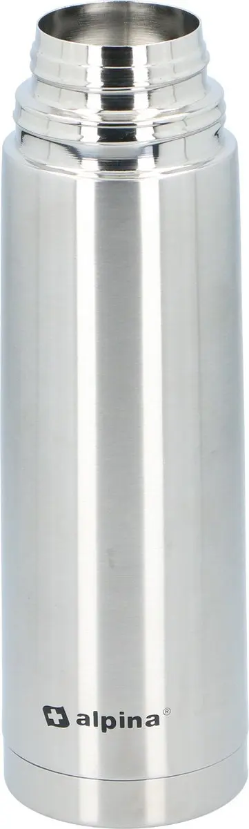 Alpina Thermosfles Dubbelwandig 750ml - Incl. Beker - Meerkleurig