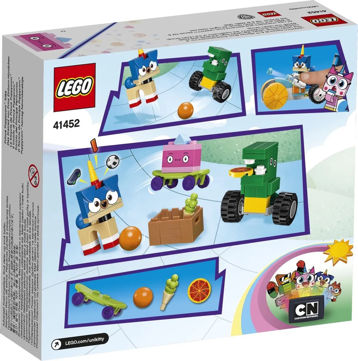 LEGO Unikitty! Prince Puppycorn Driewieler 101 Stuks - Meerkleurig
