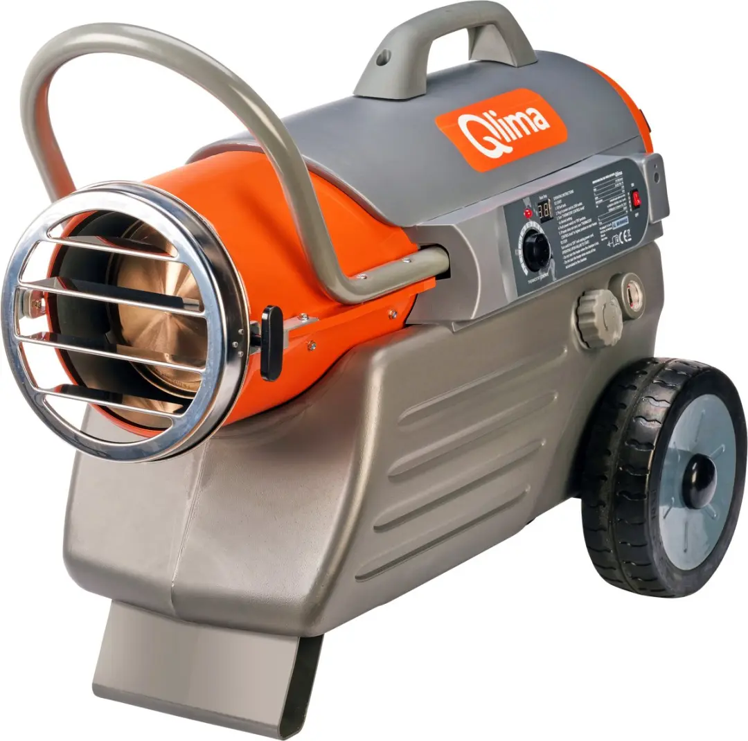 Qlima DFA 2900 Premium Warmtekanon 2900W - 8 standen - Oranje/Zilver