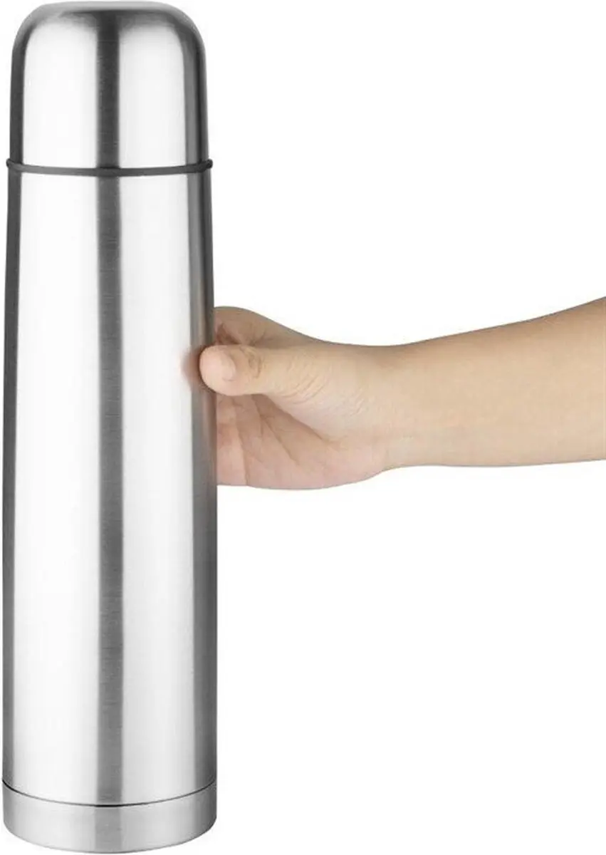 Olympia Dubbelwandige Thermoskan RVS 1L