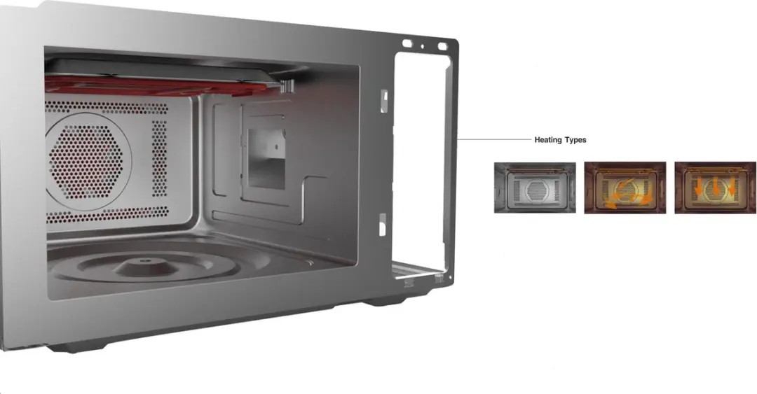 Exquisit EMW2546HI Combi Magnetron Inbouw 900W - Roestvrijstaal