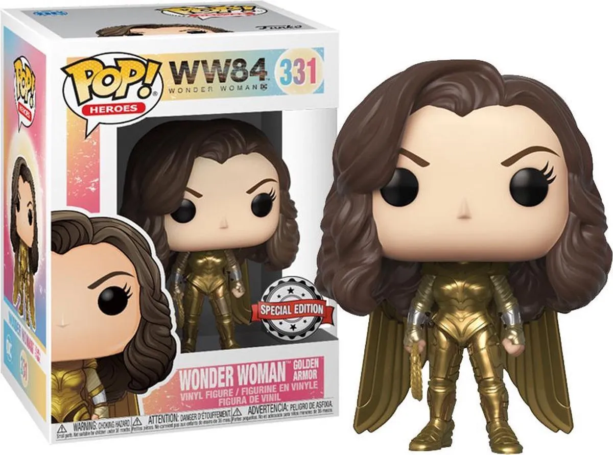 Funko Pop! WW84 Wonder Woman Golden Armor - Multi