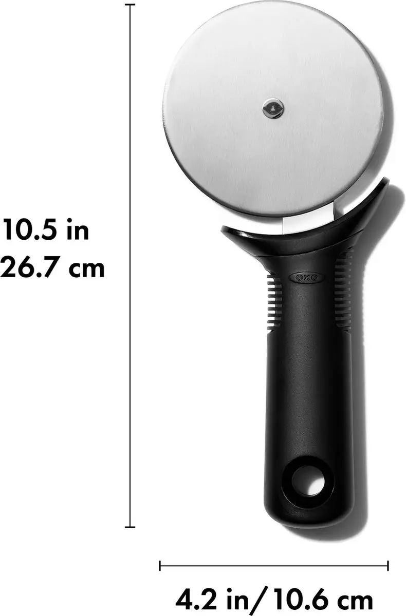 OXO Pizzasnijder met duimbeschermer - Zwart