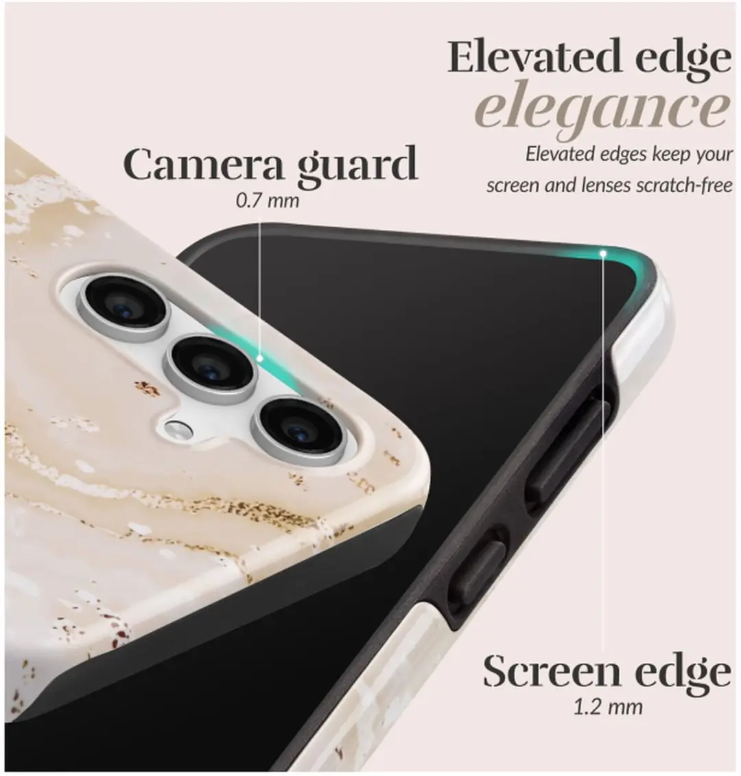 Mio Hoesje Galaxy A17 Gold Marble - MagSafe/Qi2 - MIOGOMA175G