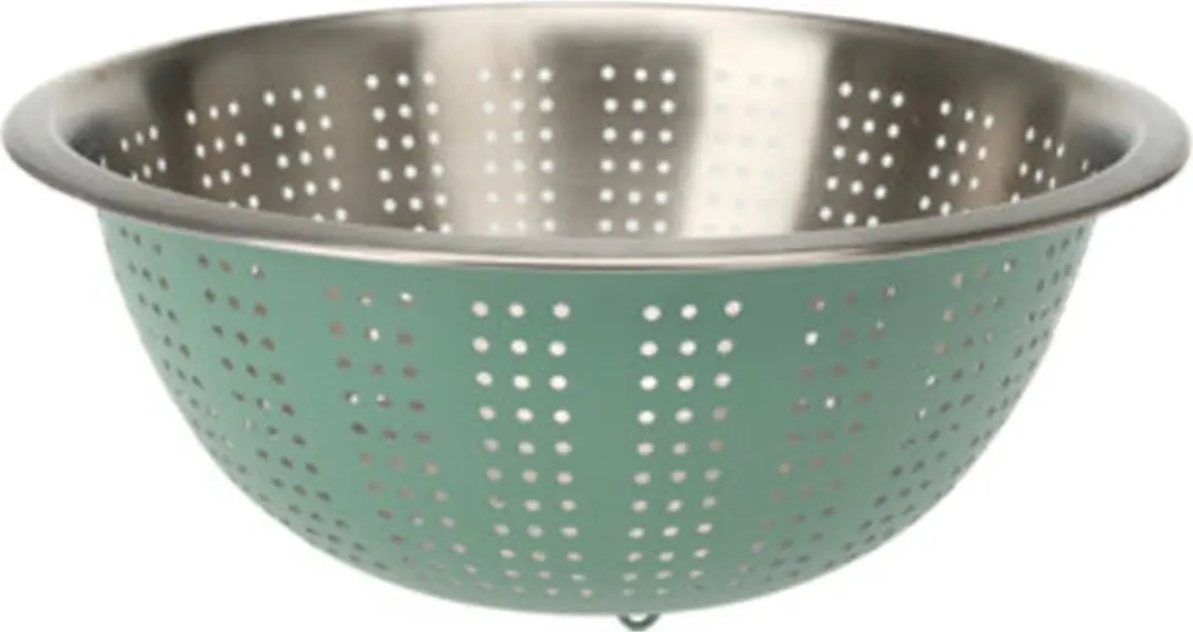 Excellent Houseware RVS Keukenvergiet Mintgroen 27cm