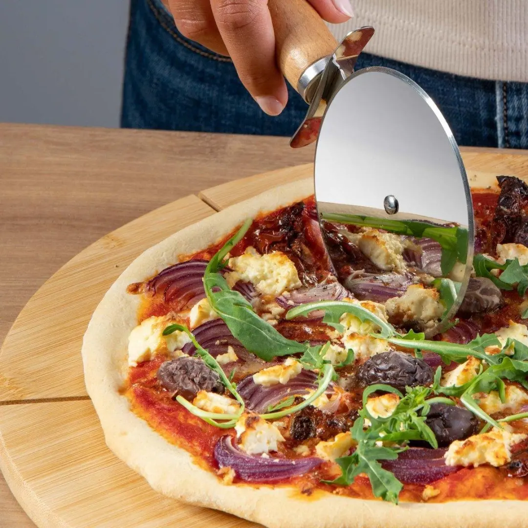 Fackelmann Pizzaplanken Ø32cm - 4 Stuks - Drankje