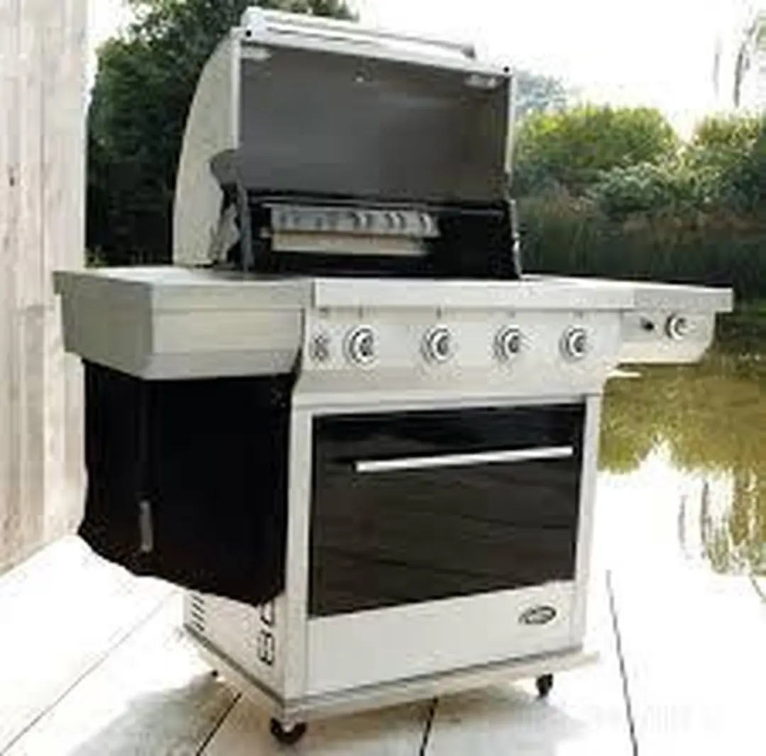 Boretti Maggiore Buitenkeuken 6 Branders 70x44cm - Zwart