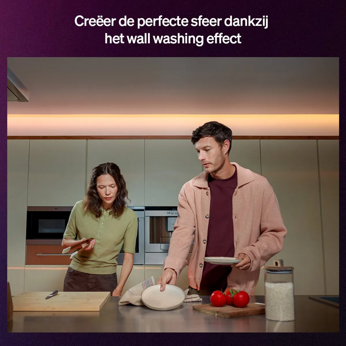 Philips Hue Flux ultraheldere LED strip 3 m, Nauwkeurige kleurovergangen van Chromasync™ Ultrahelder, echt wit licht 2900 lumen