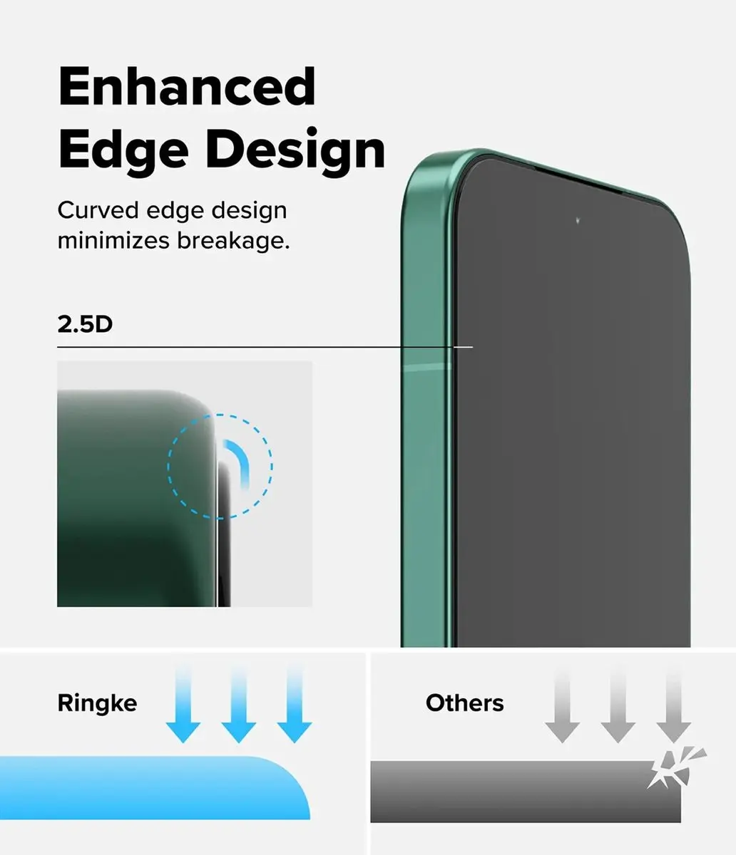 Ringke Screenprotector Xiaomi 17 Ultra - 9H Tempered Glass - 2 Stuks - afbeelding 6 van 6