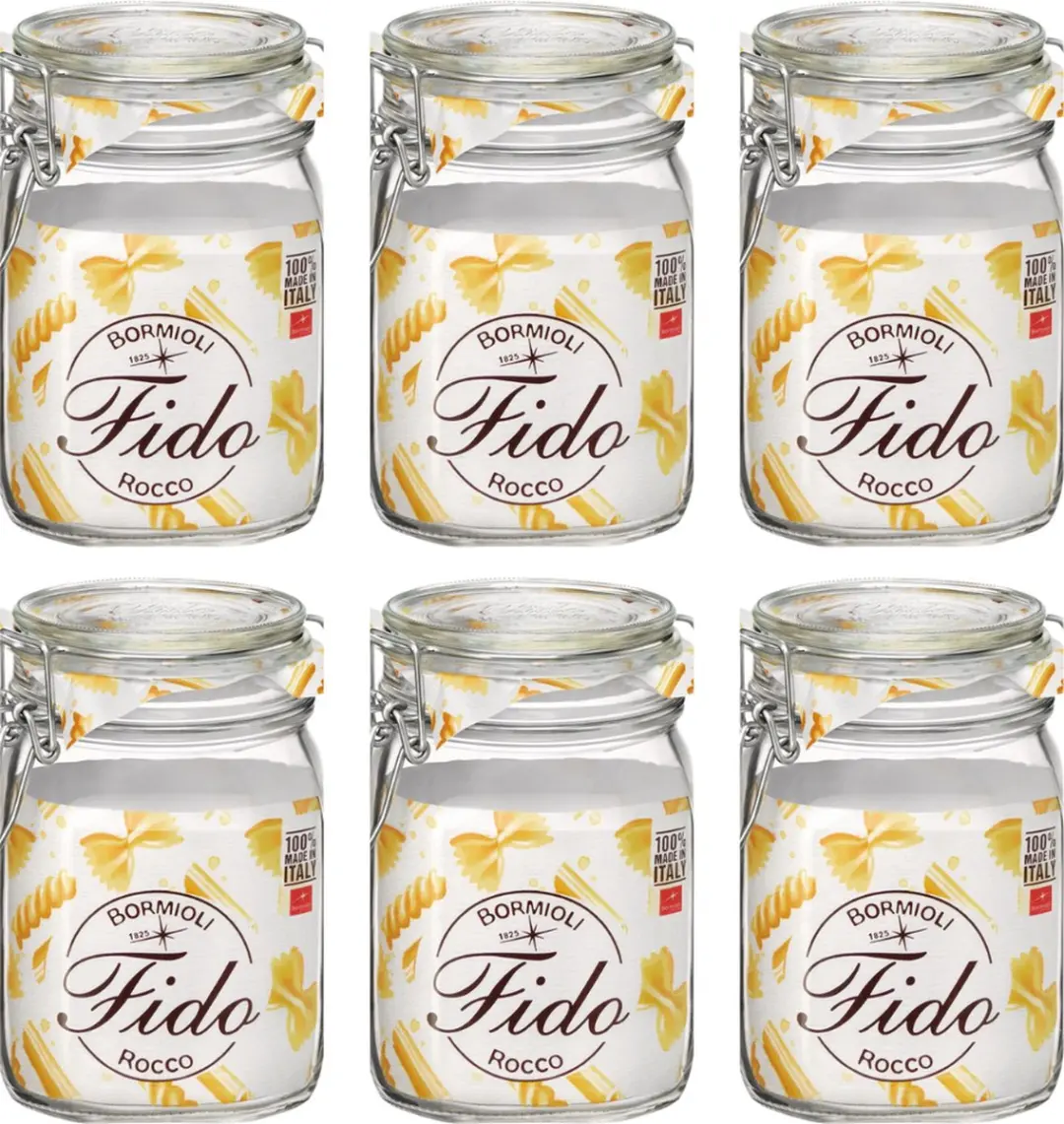 Natural Heroes Bormioli Rocco Weckpotten Fido 1L