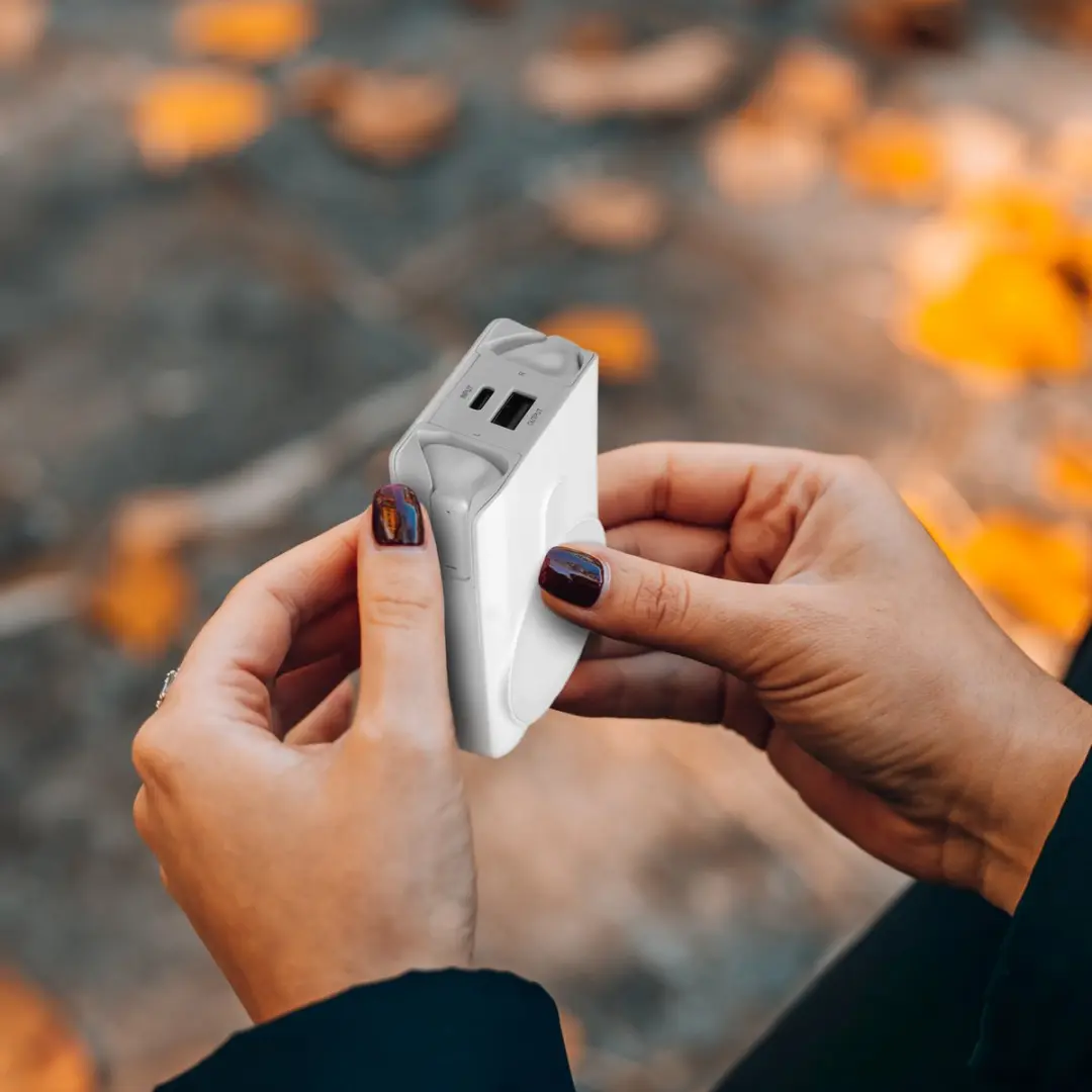 Denver PWE-5001W Powerbank 5000mAh - Wit - afbeelding 6 van 6