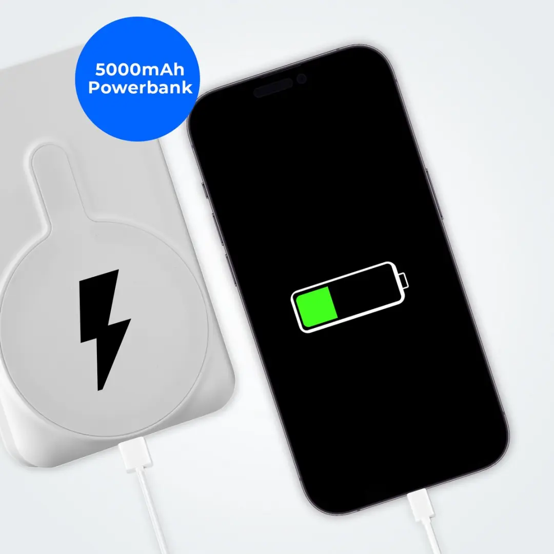 Denver PWE-5001W Powerbank 5000mAh - Wit