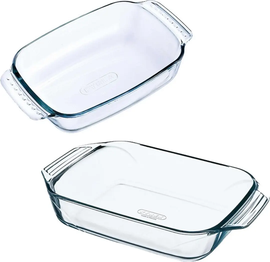 PYREX Glazen Ovenschalen 2 Stuks