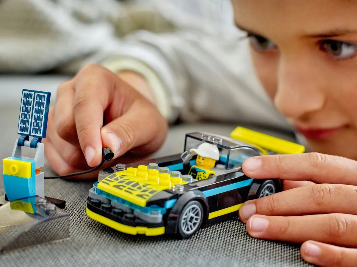 LEGO City Elektrische Sportwagen Bouwset 60383 - 95 Stukken