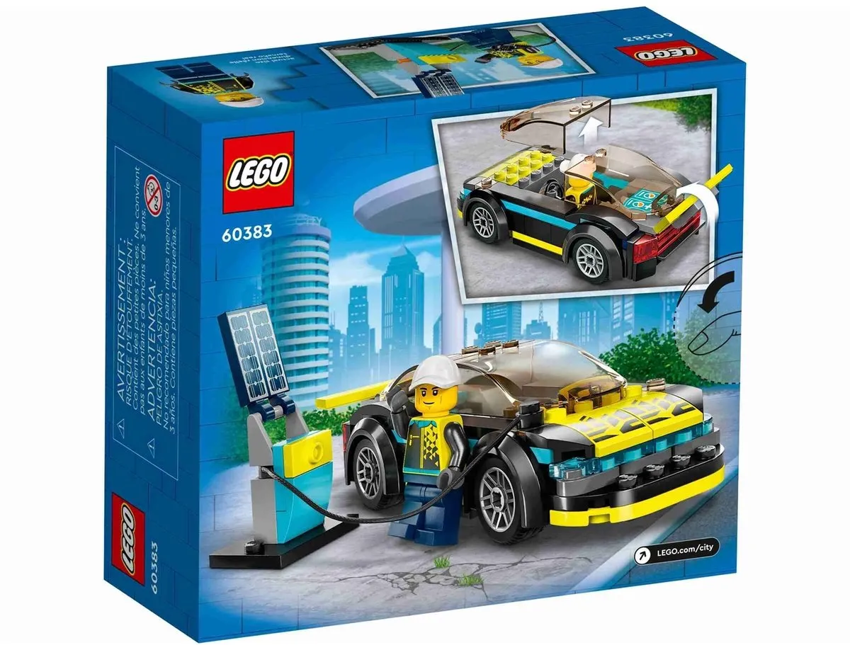 LEGO City Elektrische Sportwagen Bouwset 60383 - 95 Stukken