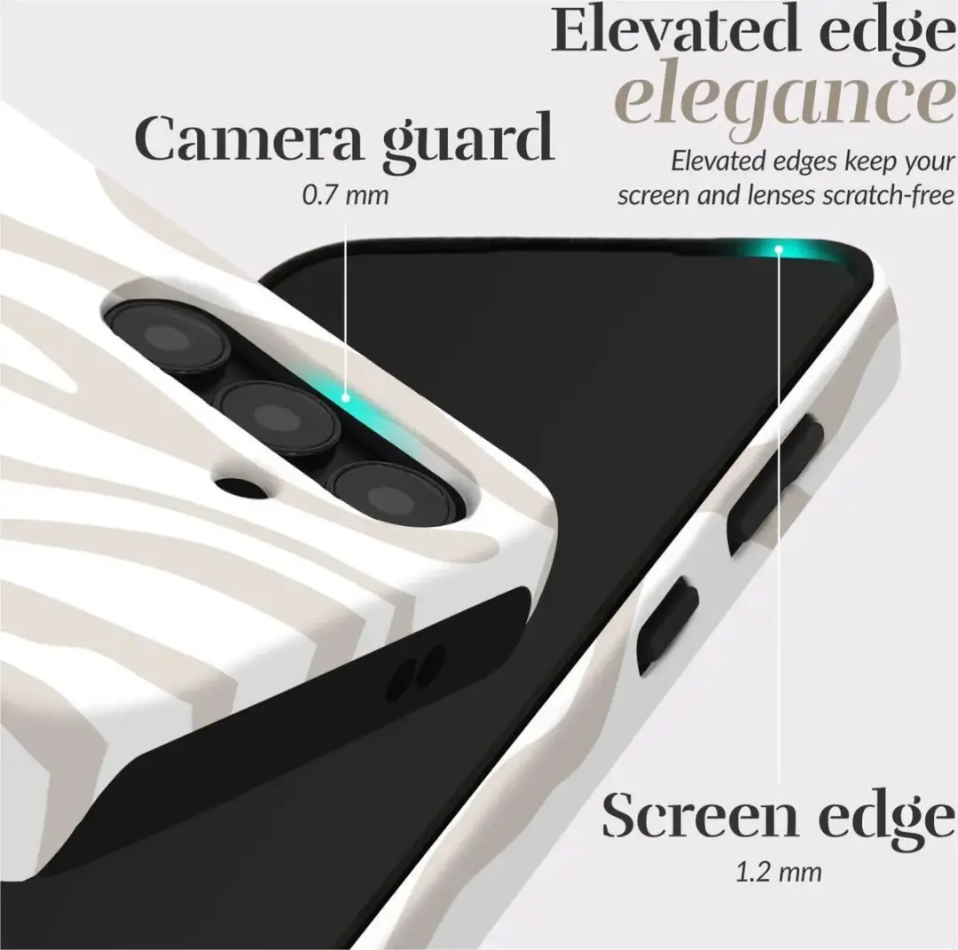 Mio by Mobilize S25 Hoesje MIOSZS255G - Sandy Zebra