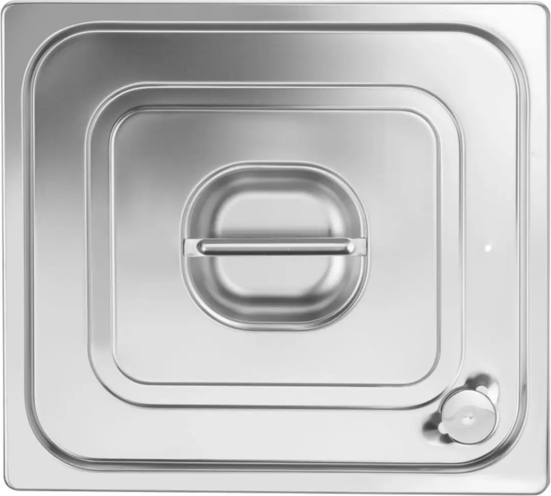 HENDI Deksel GN 354x325mm - Siliconenrand - Grijs