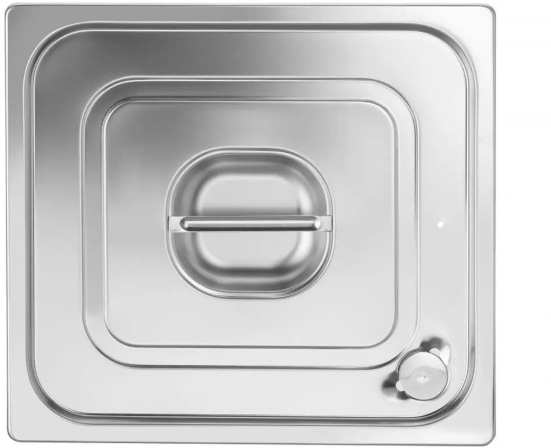 HENDI Deksel GN 354x325mm - Siliconenrand - Grijs - afbeelding 6 van 6