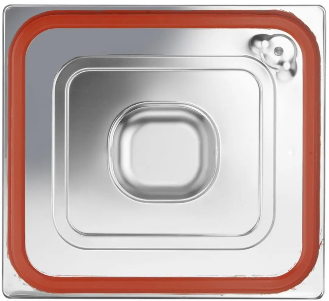 HENDI Deksel GN 354x325mm - Siliconenrand - Grijs