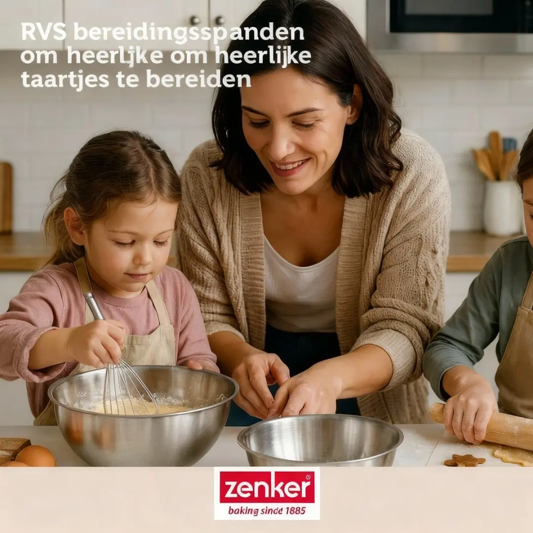 Zenker Bakkersset - Springvorm 26cm + 2 kommen + maatbeker + spatel