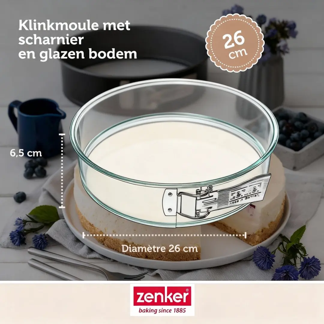Zenker Bakkersset - Springvorm 26cm + 2 kommen + maatbeker + spatel
