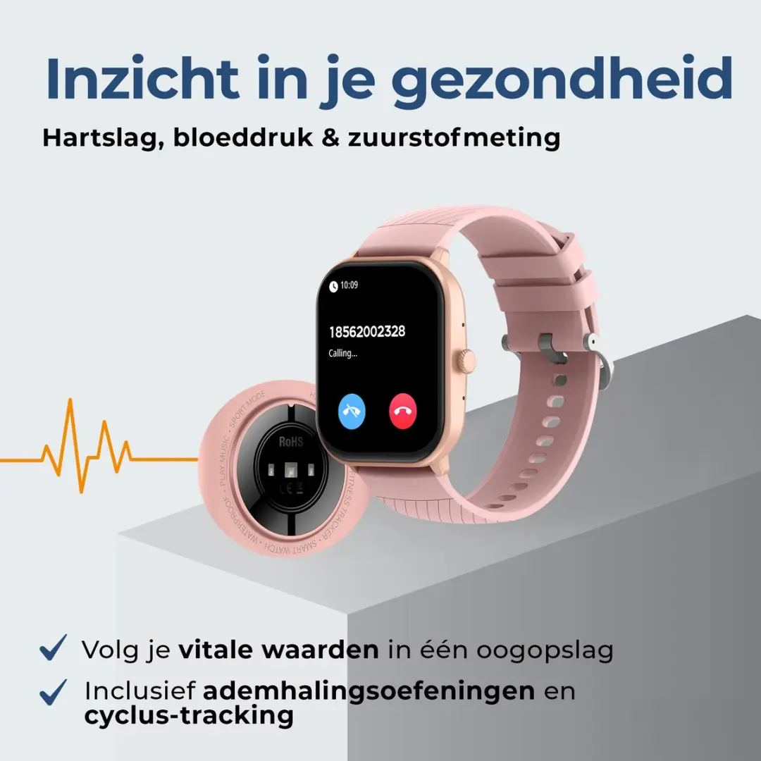 Denver SWC187RO Smartwatch - Roze - 1.43" AMOLED