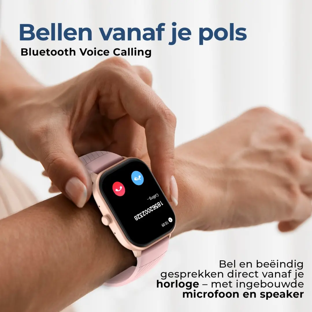 Denver SWC187RO Smartwatch - Roze - 1.43" AMOLED