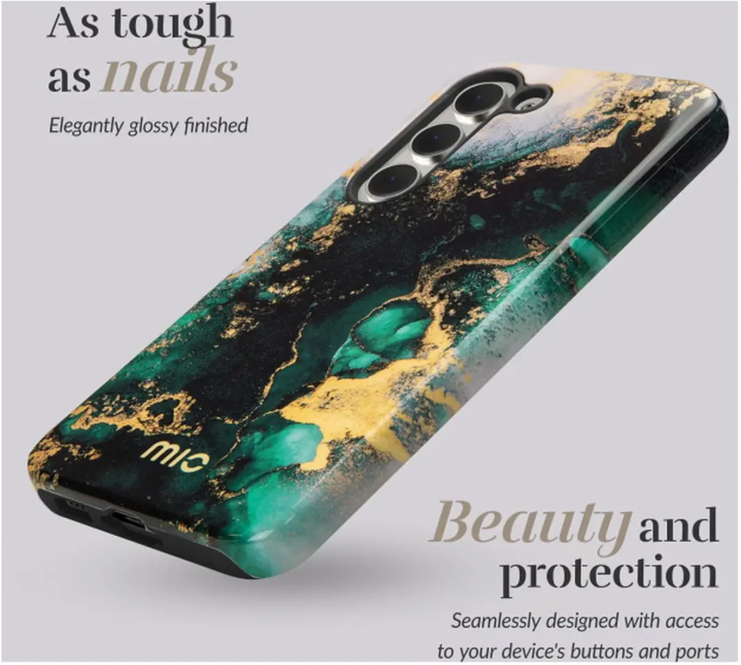 Mio Hoesje Samsung Galaxy A17 Green Marble - MagSafe/Qi2 - afbeelding 6 van 6