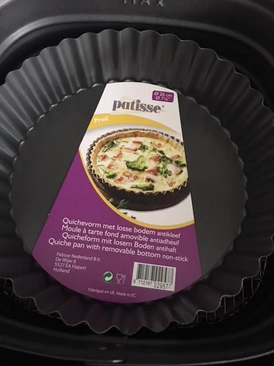 Patisse Quichevorm Profi Losse Bodem 20cm - Grijs - afbeelding 6 van 6