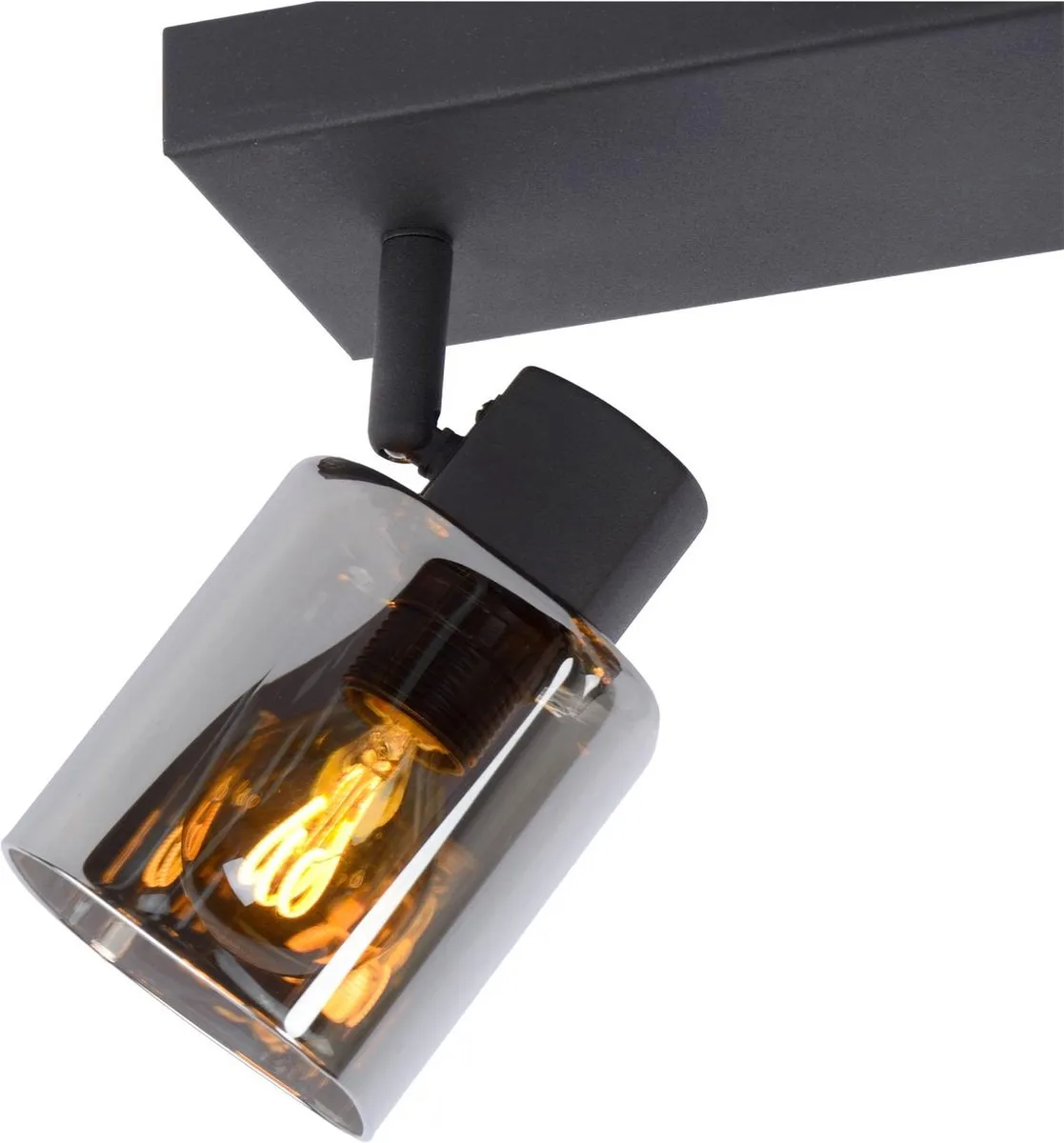 Lucide Alion Plafondspot 3xE14 - Zwart