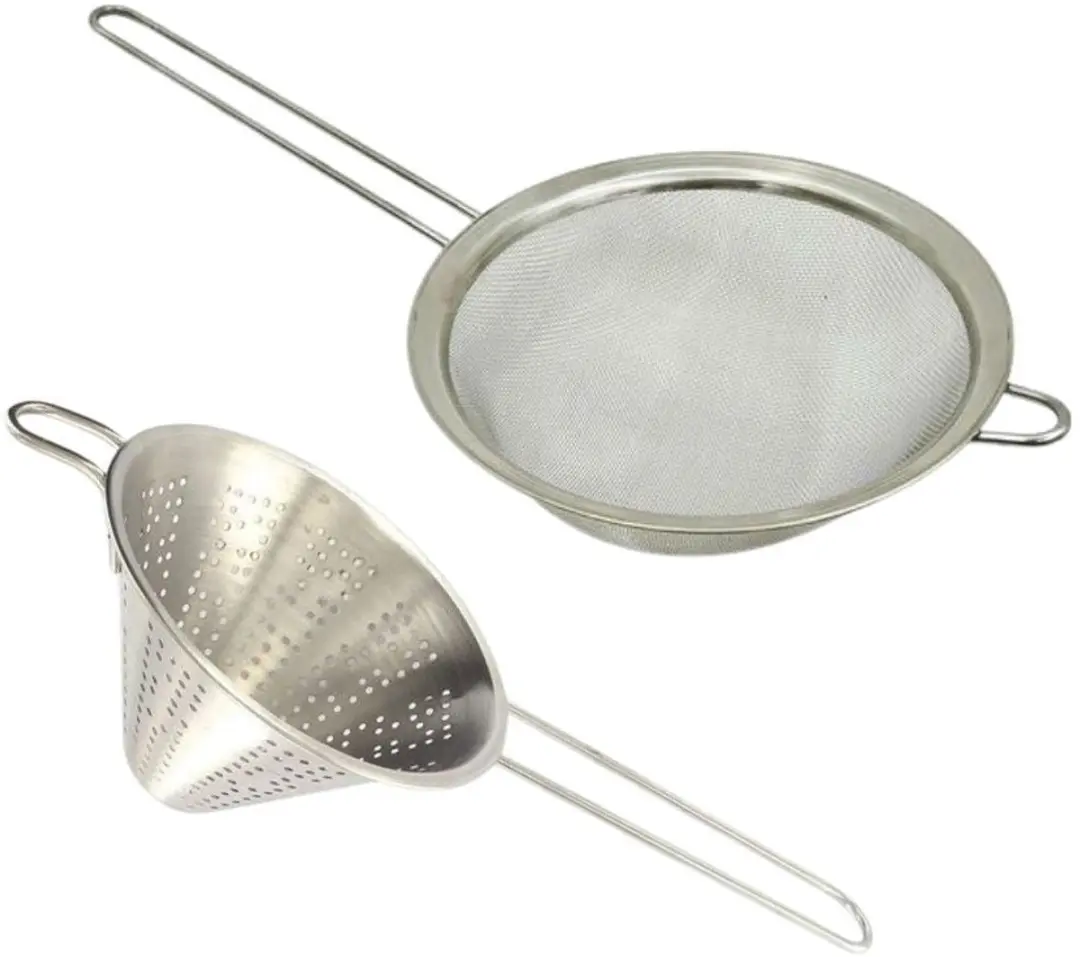 Fackelmann Basic Duo Zeefset RVS 19cm & 30cm