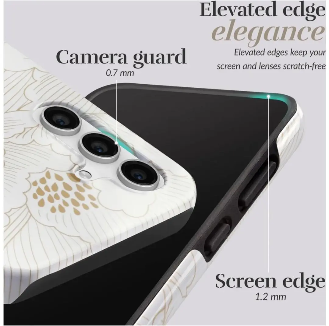 Mio by Mobilize Hoesje MIOWRS255G - Samsung Galaxy S25 - MagSafe/Wit Goud