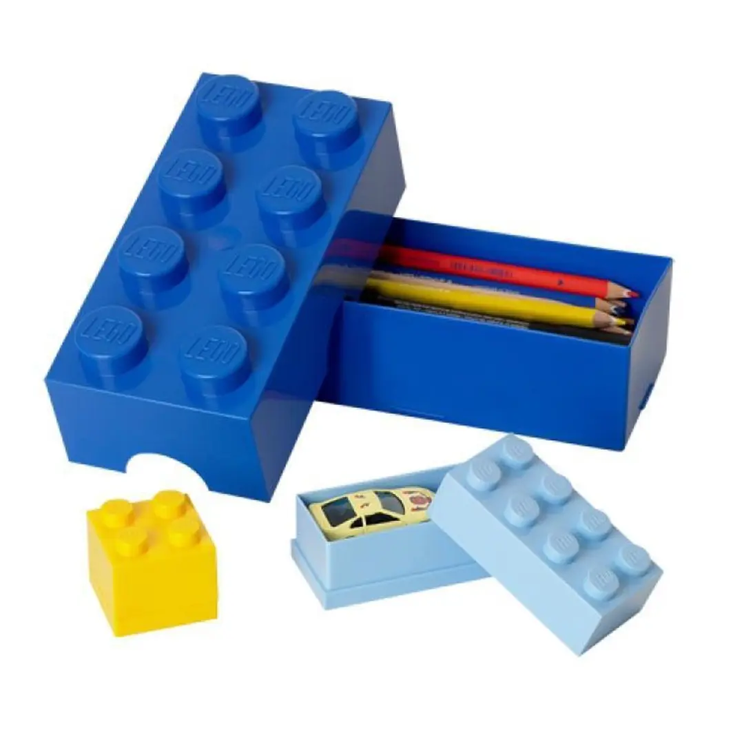 LEGO Opbergbox Mini Brick 8 - Zwart