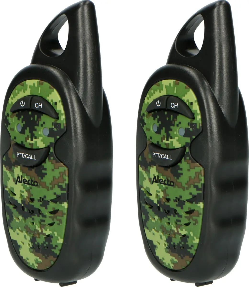 Alecto FR05CAMO Walkie Talkie Set - 2 Stuks - Camouflage