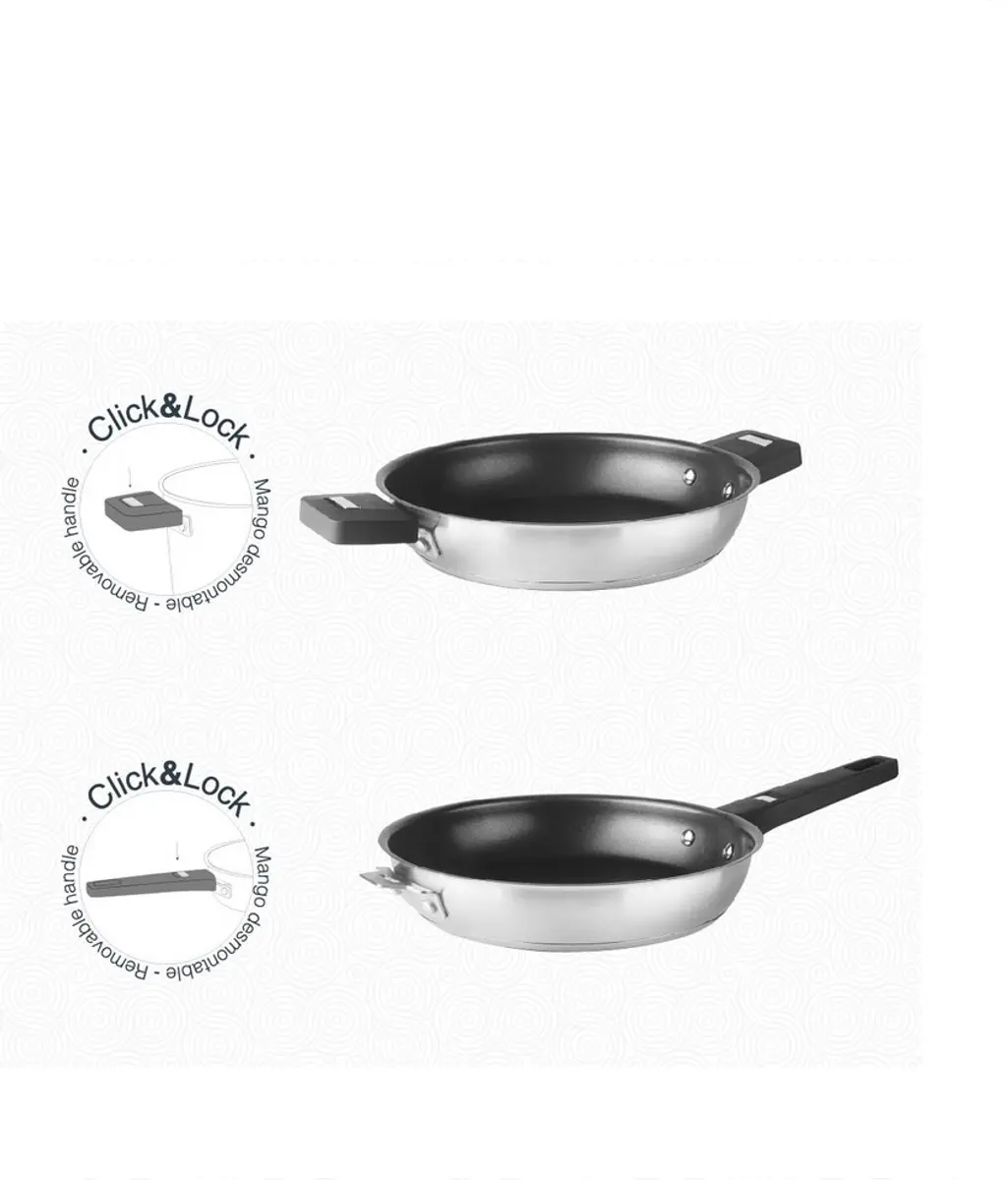 Lacor 56824 Anti-aanbakpan - Zilver