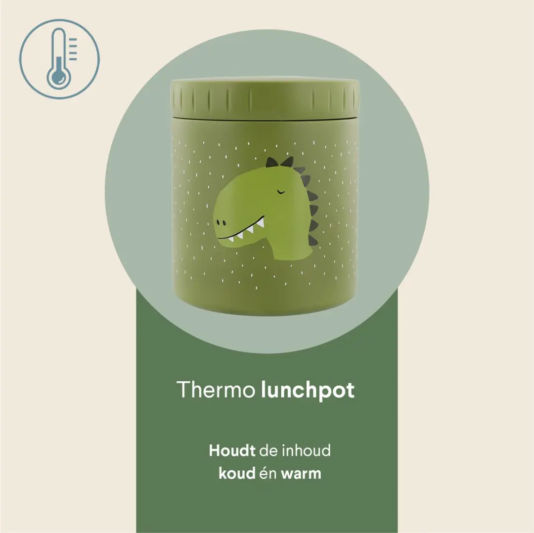 Trixie Mr. Dino Thermo Lunchbox 500ml - Groen