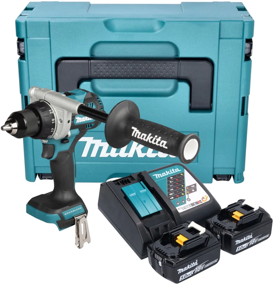 Makita DDF492RTJ Accu Schroefboormachine 18V - 2x Accu 5.0Ah