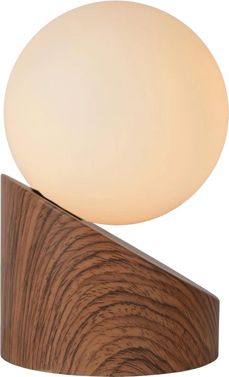 Lucide LEN Tafellamp Ø10cm - Hout