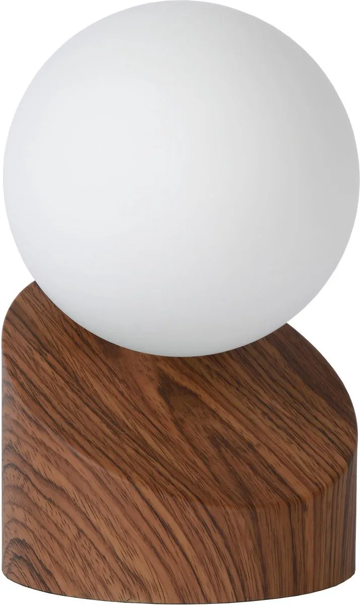Lucide LEN Tafellamp Ø10cm - Hout