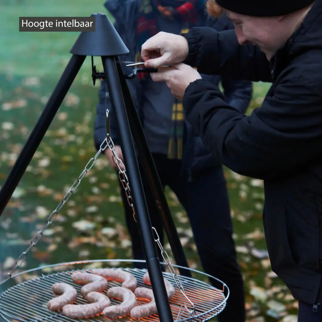 Barbecook Junko Driepoot Hout BBQ 60cm - Incl. Draagtas