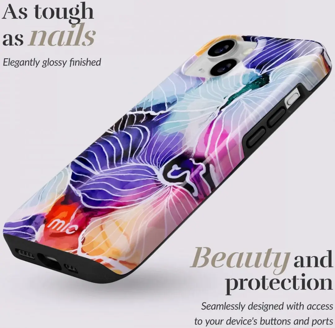 Mio by Mobilize iPhone 16 Pro Hoesje Flowers - MagSafe