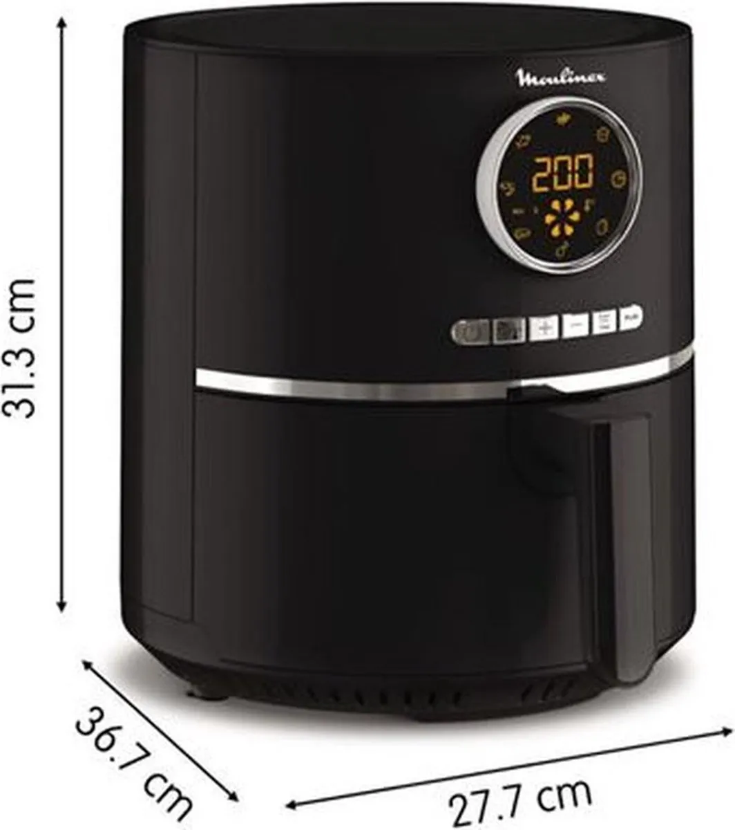 Moulinex Easy Fry Ultra EZ111810 Airfryer 1600W - Zwart