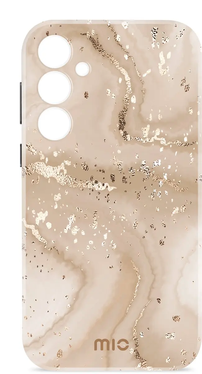 Mio by Mobilize Hoesje Samsung Galaxy A26 Gold Marble - MagSafe